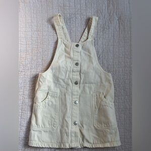 Zara Light Cream Overall Dress 403